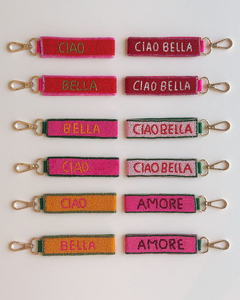 Porte-clés brodé de haute qualité, orné de perles fantaisie, pour la vente en gros à l'exportation depuis l'Inde par MULTI CRAFT - Product Image 3