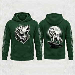 Hoodies standard pour femmes, hoodies pour hommes, hoodies en molleton de coton, pull-over uni, mode américaine - Product Image 5