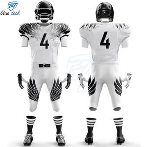 Wholesale Custom American Football Uniform Sublimation Breathable Short Football Jersey Pants Set Club High Quality Custom Logo - Product Image 6