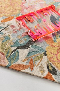 Custom Multicolor Modern Abstract Wool Carpet Hand Tufted Irregular <b>Floor</b> Rug Washable for Living Room Home Use Direct India - Product Image 3