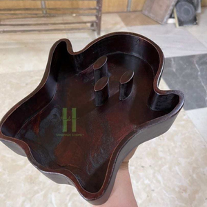 Tazón de masa de Luna rústica para hacer velas Tazón de masa de madera Vintage para decoración del hogar OEM en Vietnam - Product Image 3