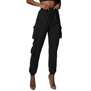 กางเกงวอร์มหลายกระเป๋า 3 มิติ สำหรับผู้หญิง - Product Image 1