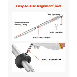 Herramienta de Alineación Mercruiser, Juego de Extractores de Rodamientos de Cardán, Compatible con Carcasas de Campana Mercruiser, Herramienta de Alineación de Motores, Motores de Barcos - Product Image 6