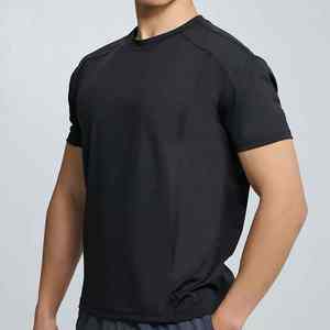 Camisetas Casuales de Algodón para Hombre, 180 GSM, Teñido Liso, Secado Rápido, Color Sólido, Textura Transpirable y Forma Duradera, Venta al Por Mayor - Product Image 4