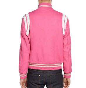 Industry Trending OEM Men's Vintage Autumn Custom Embroidered Logo Wool <b>Baseball</b> <b>Bomber</b> Varsity <b>Jacket</b> Eco-Friendly Breathable - Product Image 6