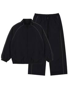 Ensemble de survêtement coupe-vent personnalisé OEM, deux pièces, veste zippée, survêtement de jogging, veste coupe-vent en nylon, survêtement pour homme - Product Image 5