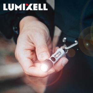 BA603 400 Lumen USB-C <b>Rechargeable</b> Plastic Mini Keychain Flashlight Magnetic Base IPX5 Water Resistant CE Certified Camping - Product Image 4