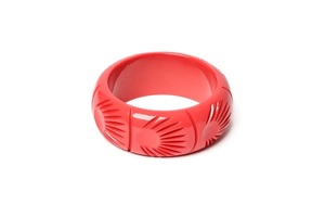 Nouveau bracelet coloré en céramique bleue et résine sculptée, motif étoiles et flèches blanches, fait main, qualité supérieure, style classique unisexe - Product Image 5