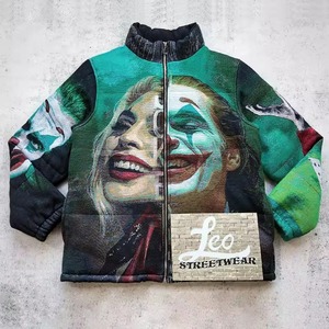 Chaqueta Acolchada Negra Unisex de Talla Grande con Cuello Alto y Estampado por Sublimación Personalizado de Alta Calidad - Product Image 4