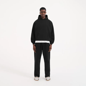Custom Logo Track Suits French Terry Tracksuits for UnisexHoodie Set Mens Blank Heavy Weight <b>Thick</b> <b>Fleece</b> Cotton low price - Product Image 1