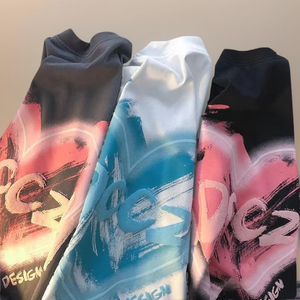 Nouveauté tendance 2025, t-shirt en coton imprimé 3D pour femmes, taille plus, logo personnalisé, t-shirt de haute qualité pour filles, bonne qualité à prix raisonnable - Product Image 4