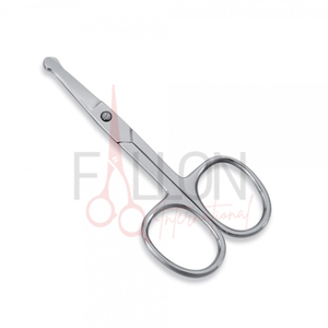 Ciseaux de sécurité en acier inoxydable à pointe ronde pour bébé, ciseaux pour ongles, sourcils et poils du nez, vente en gros - Product Image 2