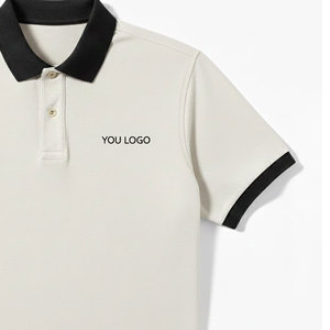Camiseta Polo de Algodón para Hombre, Corte Ajustado, Manga Corta, Tejido Transpirable y Suave, Informal, Elegante, para Uso Diario de Verano - Product Image 5