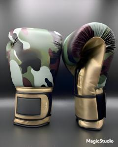 ถุงมือชกมวยหนังแท้ระดับมืออาชีพ WARZONE SPORTS แบบเต็มนิ้ว พร้อมสายรัดข้อมือปรับได้ ป้องกันลม - Product Image 6