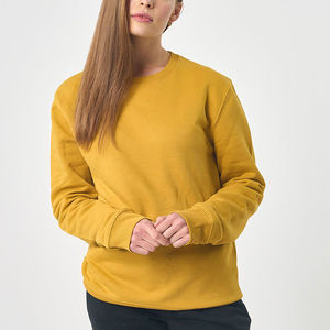 Sudaderas Casuales de Alta Calidad para Mujer, Tallas Grandes, Nueva Colección de Invierno, Servicio OEM, Transpirables, Ecológicas, con Contraste Frontal - Product Image 5