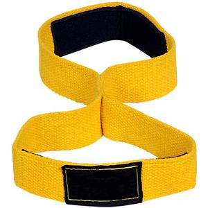 High Quality Custom Neoprene Padded Figure 8 <b>Wrist</b> Wraps Weightlifting <b>Gym</b> Barbell Pull Lifting Straps <b>Wrist</b> <b>Support</b> Fitness Use - Product Image 4