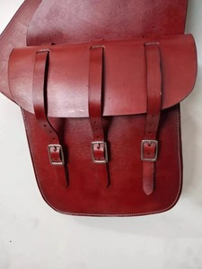 Bolsa de cuero para silla de montar estilo western, fabricada en India, con 3 correas para caballo, disponible con calidad y precio de exportación. - Product Image 5