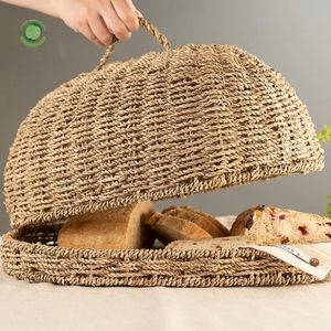 Oval-shaped rush <b>table</b> <b>cover</b> set Kitchenware and <b>table</b> decoration Wholesale eco-friendly Made in Vietnam - Product Image 4