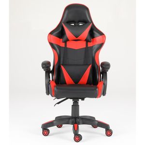Sedia da Gaming Ergonomica di Lusso per Casa con Rivestimento in Pelle PU e Base in Nylon Stile Racing - Product Image 2