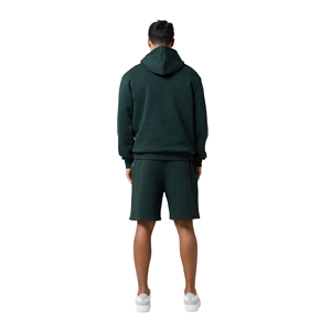 NUEVO Conjunto de Sudadera con Capucha y Pantalones Cortos de Forro Polar Transpirable para Hombre, Invierno 2026, Ropa Casual para Estar en Casa, Dos Piezas a Juego, Corte Holgado, Estilo Urbano - Product Image 2