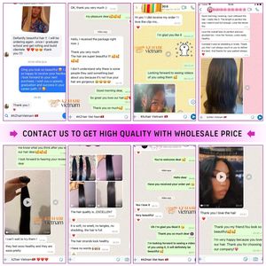 100% extensions de cheveux humains de trame Remy non traités faisceaux brésiliens droits crépus - Product Image 6