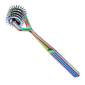 Rueda Sensorial Wartenberg de Acero Inoxidable, Herramienta de Diagnóstico Neurológico de 5 Puntas, Rueda de Sensibilidad Nerviosa Multicabezal - Product Image 4