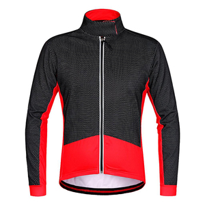 Chaquetas de Ciclismo de Invierno, Jersey Cortavientos de Forro Polar para Ciclismo de Larga y Corta Distancia, Actividades al Aire Libre, Jersey de Ciclismo Sublimado de Manga Larga - Product Image 4
