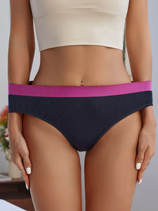 Braguitas estampadas de jersey, licra, nailon, lencería transpirable, lavable a máquina, ropa interior sexy para mujer - Product Image 5