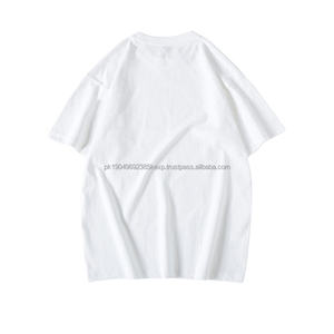 300gsm ผ้าฝ้าย100% 100% ลำลองใช้ได้ทั้งผู้ชายและผู้หญิงใช้ได้ทั้งชายและหญิงมี7สีปรับแต่งได้300 GSM เสื้อทรงหลวม - Product Image 3