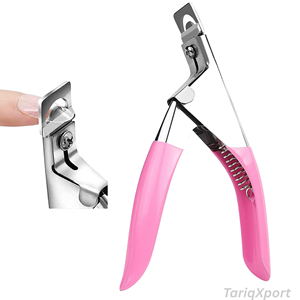Professional Durable Stainless Steel Nail Art Tools Colorful Manicure Clipper U Word <b>Edge</b> <b>Cutters</b> Wide Jaw Opening Special Type - Product Image 3