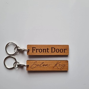 Geometric Design Wooden <b>Key</b> <b>Chains</b> Two Tone Wooden <b>Key</b> <b>Chains</b> Solid Finish Wooden <b>Key</b> <b>Chains</b> Wholesale Factory Price Item Wooden - Product Image 6