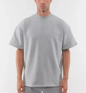 T-shirt Homme Personnalisé Haut de Gamme en Coton Lourd 100% Respirant Anti-rides et Anti-humidité Coupe Oversize – Vente en Gros - Product Image 1