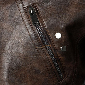 Chaqueta de Cuero de Alta Calidad Hecha en Pakistán, Venta en Línea, Chaqueta de Cuero para Invierno, Chaqueta de Cuero de Marca Privada - Product Image 6