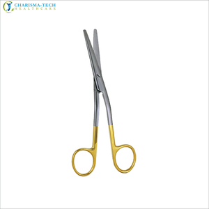 Cottle Gold Handle TC Ciseaux chirurgicaux à usage médical ORL, instruments de rhinoplastie en carbure de tungstène, ensemble d'instruments nasaux - Product Image 3