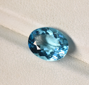 Topaze bleue suisse de laboratoire Pierres précieuses ovales 5X3mm 6X4mm 7X5mm 8X6mm 9X7mm 10X8mm 10X7mm Topaze Pierres précieuses en vrac pour bijoux - Product Image 3