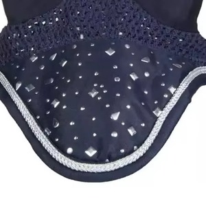 Voile anti-mouches pour chevaux avec logo personnalisé, respirant, anti-moustiques, bonnet de protection pour les oreilles des chevaux, tissu en maille avec étiquette privée - Product Image 3