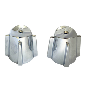HDZ0024 2 ชิ้น * น้ำร้อน/น้ำเย็น ด้ามจับทำจากสังกะสี ก๊อกน้ำอ่างอาบน้ำและฝักบัวแบบติดผนัง - Product Image 1