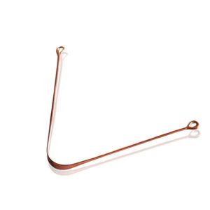 Nettoyeur de langue moderne en laiton avec long manche métallique pour l'hygiène buccale - Product Image 3