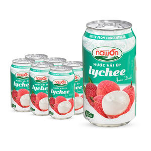 Best quality Lychee Juice Drink 330ml <b>Canned</b> <b>Fruit</b> Juice Wholesale Beverage Free Sample OEM ODM Low MOQ Free Design HALAL ISO - Product Image 1