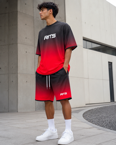 Ensemble de T-shirts d'été RITS pour hommes, col rond, respirant, séchage rapide, 200g, 100% coton tricoté, prix abordable, vente en gros - Product Image 1