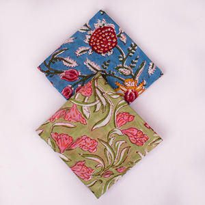 Bandanas en popeline de coton respirante et douce, imprimées de motifs floraux, fabriquées à la main, style bohème, multifonctionnelles, Craftjaipur, écologiques, de luxe - Product Image 4