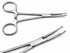 คีมหนีบหลอดเลือดแบบโค้ง Halsted Mosquito Forceps ทำจากเหล็กกล้าไร้สนิม คีมหนีบหลอดเลือดสำหรับผ่าตัด อุปกรณ์การแพทย์ ผู้จัดจำหน่าย OEM - Product Image 5