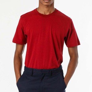 Camisetas de algodón grueso con cuello alto y corte holgado, teñidas en fábrica, estilo streetwear, al por mayor - Product Image 5