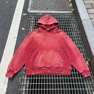 Chaqueta de Alta Calidad Unisex, Estilo Urbano para Hombre, Lavado Ácido, Ajuste Cómodo, con Pedrería, Estilo Vintage, Cierre de Cremallera - Product Image 2