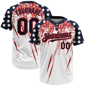 Camiseta de Béisbol Personalizada para Hombre, Sublimada, de Manga Corta, con Botones al Frente, Absorbente de Humedad, Uniforme de Equipo Personalizado para Adultos - Product Image 3