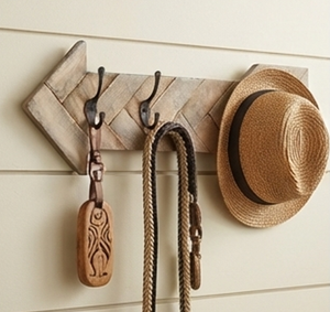 Premium <b>Coat</b> Hanging <b>Hook</b> Wooden Base Arrow Design Perfect For Stylish Wall <b>Decor</b> And Practical Home Organization - Product Image 5