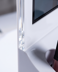 Eleve su presentación de productos Soporte de exhibición de encimera de acrílico innovador Pantallas LCD integradas Cautivar y atraer al cliente - Product Image 5