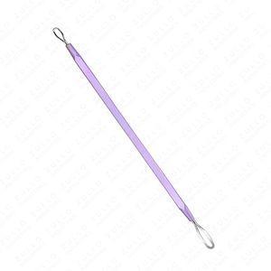 Herramienta Profesional de Acero Inoxidable para Eliminar Puntos Negros y Acné con Estuche de Cuero Personalizado, Kit Extractor de Espinillas e Imperfecciones - Product Image 1