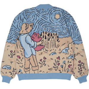 Pull élégant à col en V long et boutonné, orné de perles, respirant, pour femme, tricot décoratif chic, idéal pour invitées de mariage - Product Image 4