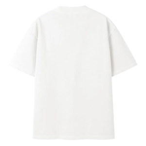 T-shirt Vintage Boxy Décontracté en Coton Lourd 100% Respirant Teint Uni Délavé à l'Acide avec Logo Personnalisable pour Homme Printemps-Été - Product Image 4